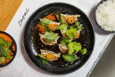 Hovädzia gyoza + Tom yum kura
